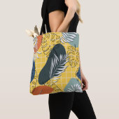 夏のメンフィスは縫い目のない模様で、抽象芸術は トートバッグ (クローズアップ)