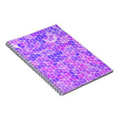 夏のモザイク:水の色キューブ融合 ノートブック (右側)
