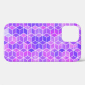 夏のモザイク:水の色キューブ融合 Case-Mate iPhoneケース (裏面 (横))