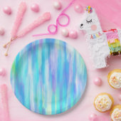 夏のモダン抽象芸術 ペーパープレート (パーティー)