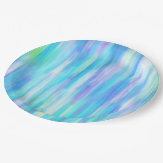 夏のモダン抽象芸術 ペーパープレート (アングル)