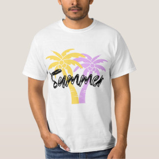 夏のヤシの木Tシャツ｜トロピカルな雰囲気のTシャツ Tシャツ