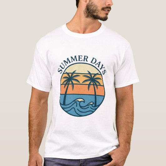 夏のユニセックスTシャツ Tシャツ (正面)