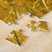 夏のライ麦のフィールド。収穫期間 ジグソーパズル (側面)