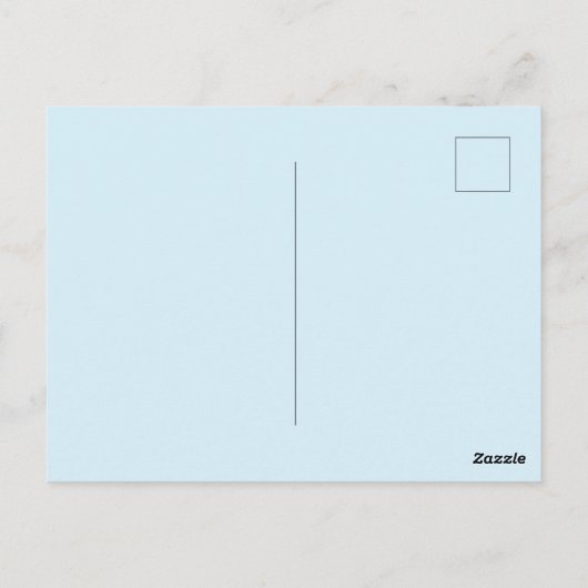 夏のラマはがき ポストカード (裏面)