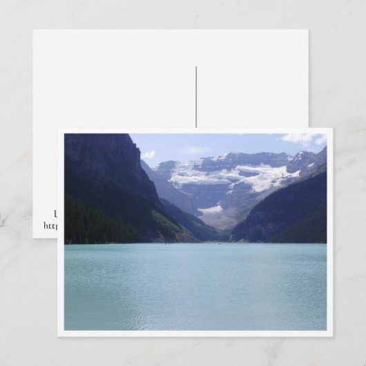 夏のルイーズ湖 ポストカード (正面/裏面)