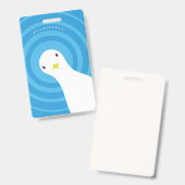 夏のレイアウトのポスター バッジ (正面＆裏面)