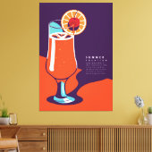 夏のレイアウト キャンバスプリント (インサイチュ (リビング))