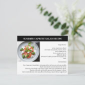 夏のレシピ不動産仲介業者または実在エテート ポストカード (スタンド正面)