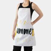 夏のロゴ – 夏文字デザイン エプロン (インサイチュ)