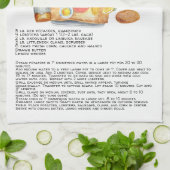 夏のロブスターが沸騰|レシピ手織りティータオル キッチンタオル (折り畳み)