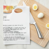 夏のロブスターが沸騰|レシピ手織りティータオル キッチンタオル (四つ折り)