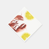 夏のロブスター沸騰パーティー スタンダードカクテルナプキン (角)