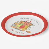 夏のロブスター沸騰 |ロブスターベイククアウト ペーパープレート (アングル)