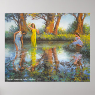 夏のロマンチックさ。 ポスター