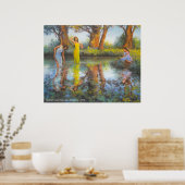 夏のロマンチックさ。 ポスター (キッチン)