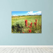 夏のワイオミング草原2 キャンバスプリント (インサイチュ (ウッドフロア))