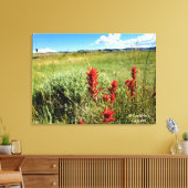 夏のワイオミング草原2 キャンバスプリント (インサイチュ (リビング))