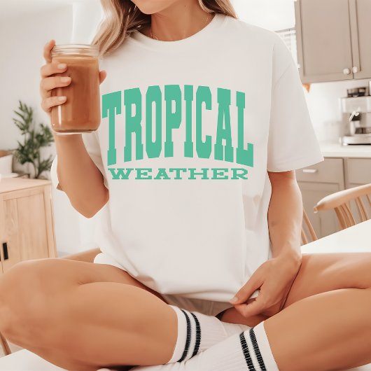 夏のワイシャツ、熱帯の天気ビーチビーブスシャツ Tシャツ