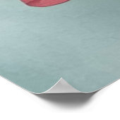 夏のワイルドフラワーの花束 ポスター (角)