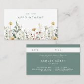 夏のワイルドフラワーフィールド 予約カード (正面/裏面)