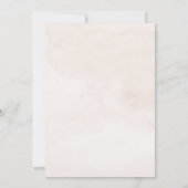 夏のワイルドフラワーブライダルシャワー招待 招待状 (裏面)