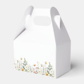 夏のワイルドフラワー畑のブライズシャワー フェイバーボックス (裏面サイド)