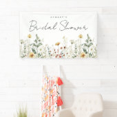 夏のワイルドフラワー畑のブライズシャワー 横断幕 (インサイチュ)