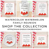 夏のワ watermelon 家族再会 Save The Date 招待状