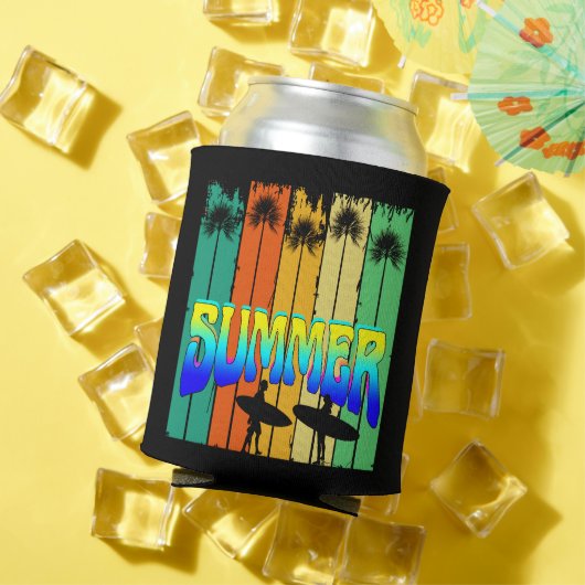 夏のヴィンテージヤシ 缶クーラー (インサイチュ 夏)