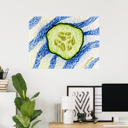 夏の一片 ポスター (ホームオフィス)