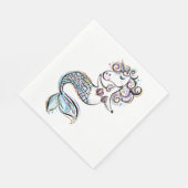 夏の一角人魚 スタンダードランチョンナプキン (角)