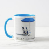 夏の不精な日 マグカップ (左)