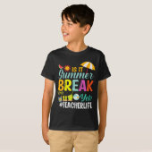 夏の休みにも先生 Tシャツ (正面フル)