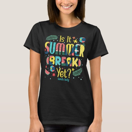 夏の休みはまだランチレディ Tシャツ (正面)