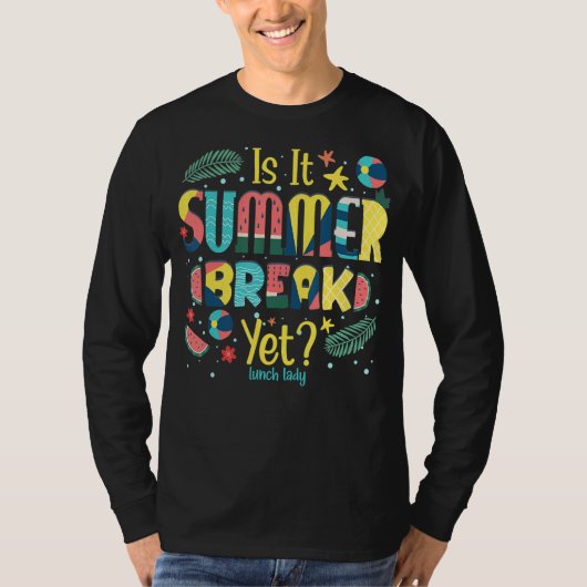 夏の休みはまだランチレディ Tシャツ (正面)