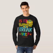 夏の休憩なのに女性はScの最終日を幸せにする Tシャツ (正面フル)