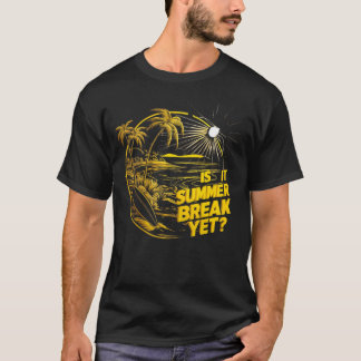 夏の休憩はまだSchoの最後の日のランチレディ Tシャツ