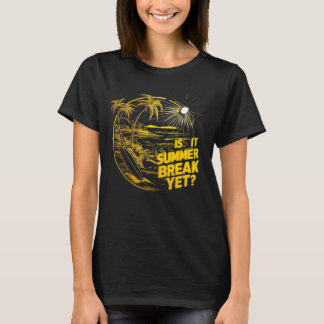 夏の休憩はまだSchoの最後の日のランチレディ Tシャツ