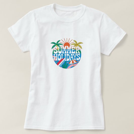 夏の休暇 Tシャツ (デザイン正面)