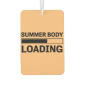 夏の体ロードおもしろいスポーツジム カーエアーフレッシュナー (裏面)