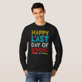 夏の先生Sのために学校を出て幸せな最終日 Tシャツ (正面フル)