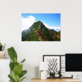 夏の八ヶ岳 ポスター (ホームオフィス)