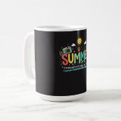 夏の冒険: 私の「なぜ」を思い出す コーヒーマグカップ (正面左)