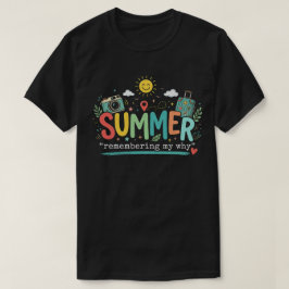 夏の冒険:私の「なぜ」を思い出す Tシャツ
