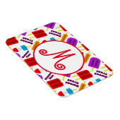 夏の冷凍ジュースバー モノグラム マグネット (右側)