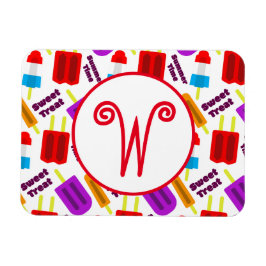 夏の冷凍ジュースバー モノグラム マグネット