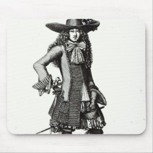 夏の剣の服1675年 マウスパッド