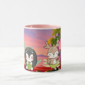 夏の動物 マグカップ (中央)