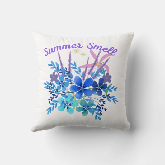 夏の匂い クッション (裏面)